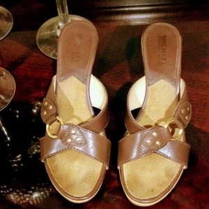 SOLD Michael Kors brown sandals